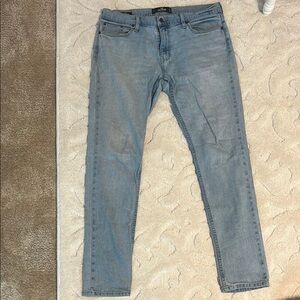 USED Hollister Men's Blue Jeans 34x34 Skinny